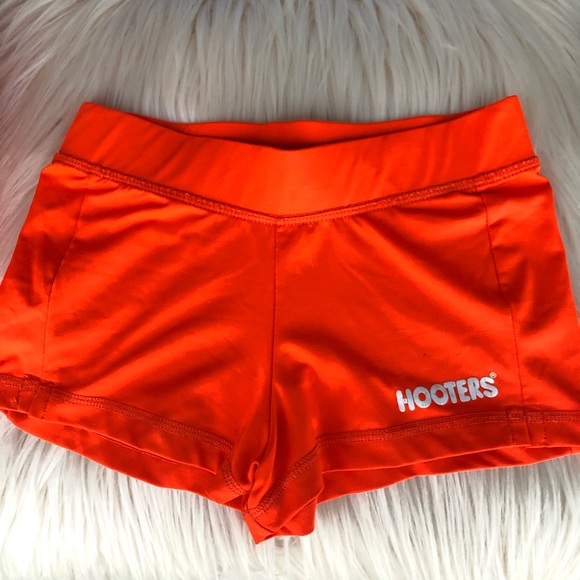 Hooters Pants - Hooters Orange Shorts Uniform Costume Size XXS 🧡🍊